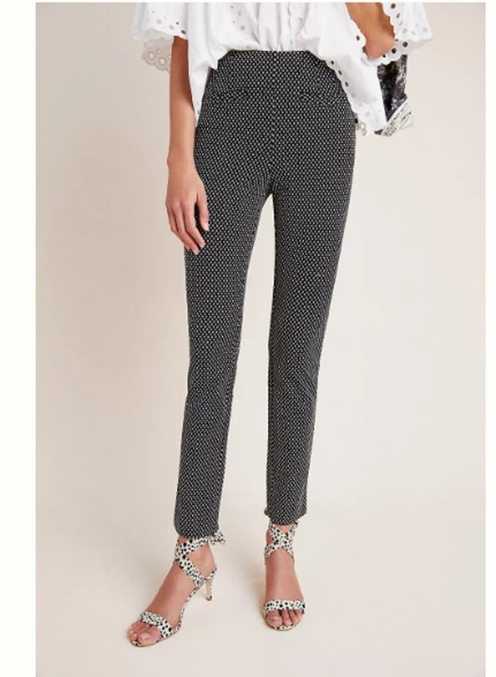 Anthropologie NWT The Essential Slim Trousers Sz 8 Stretch Pants Career